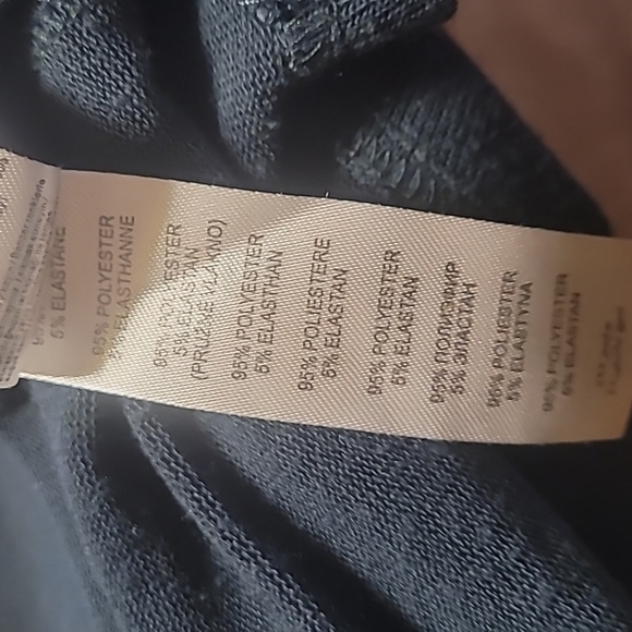 Apricot Teal Sweater w Shoulder Zipper, Sz 10 - Picture 8 of 8